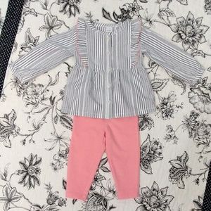 Carter's Girl's 2-pc Outfit Size 9mths